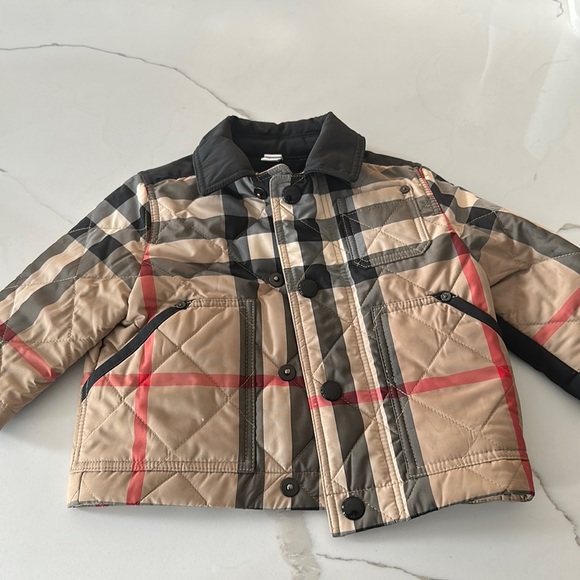 6 month Burberry Quilted jacket